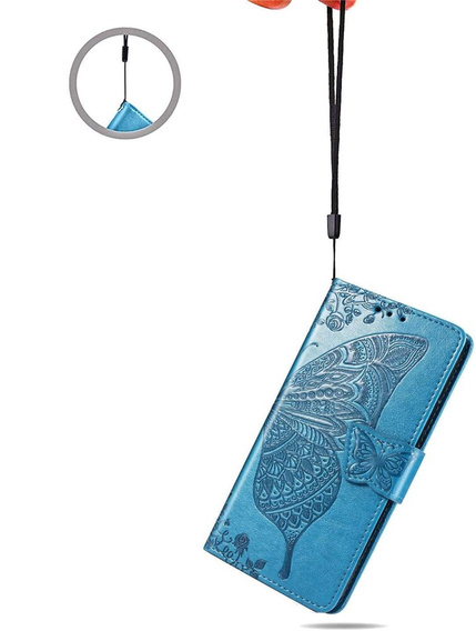 Чохол-книжка для Motorola Edge 50 Pro, Butterfly, м'яти