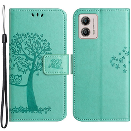 Откидной чехол для Motorola Moto G53 / G23 / G13, tree, зелёный
