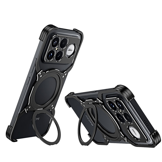 Чохол Metal Bumper з магнітом і підставкою для Xiaomi Poco F8 Ultra