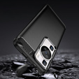 Чехол до Huawei P60 / P60 Pro, Carbon, чёрный