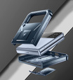 Бронированный чехол для Samsung Galaxy Z Flip 4 5G, Dexnor Clip Holder, темно-синий
