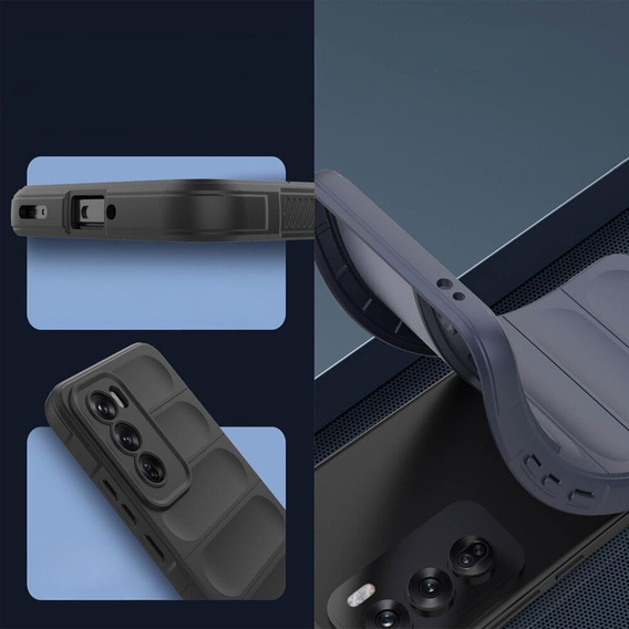 Чехол до Oppo Reno 12 Pro, Gaming Shockproof, чёрный