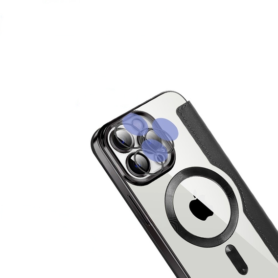 Откидной чехол для iPhone 13 Pro Max, RFID Wallet MagSafe CamShield, чёрный