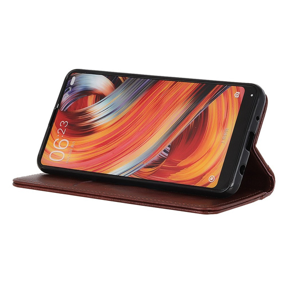 Флип-кейс для Xiaomi 15 Ultra, Split Leather, коричневый