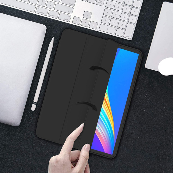 Чохол для iPad Pro 12.9" 2022/2021/2020 (6/5/4 gen.), Smart Pencil, зі слотом для стилуса, чорний