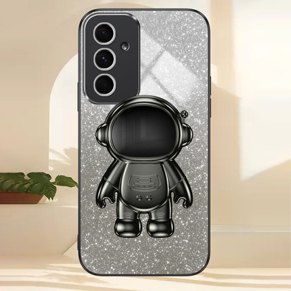 Чохол для Samsung Galaxy A55 5G, Glitter Astronaut, чорний
