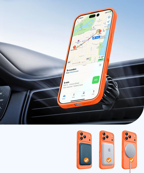 Магнітний чохол з інтегрованим склом камери для iPhone 17 Pro