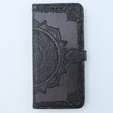 Чохол-книжка для Xiaomi 13T / 13T Pro, Mandala, чорний
