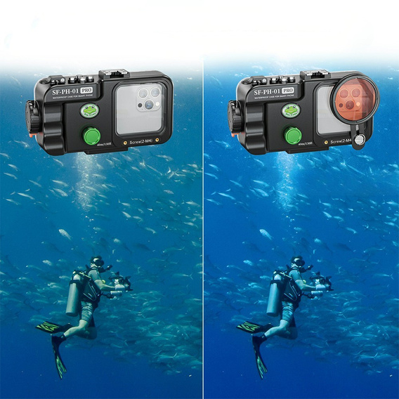 Универсальный водонепроницаемый чехол SEA FROGS, SF-PH-01-PRO, черный 