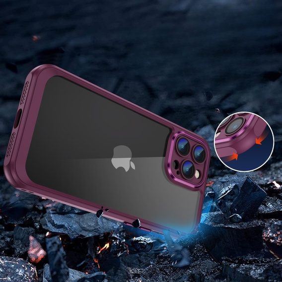 Чехол для iPhone 12 Pro Max, ERBORD Impact Guard, бордовый