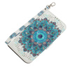 Откидной чехол для Samsung Galaxy A54 5G, Wallet mandala, белый