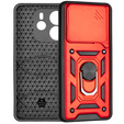 Чохол NOX Camera Slide Xiaomi Redmi Note 14 4G, CamShield Slide, червоний