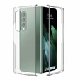 Чехол Rubberized Hard PC Shell для Samsung Galaxy Z Fold3 5G, Clear White