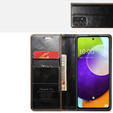 Флип-кейс CASEME для Samsung Galaxy A52/A52s, Waxy Textured, кофе
