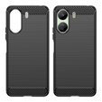 Чoхол до Xiaomi Redmi 13C / Poco C65, Carbon, чорний
