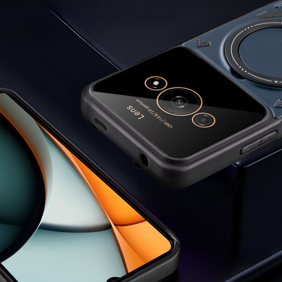Броньований чохол для Xiaomi Redmi A3, Magnetic Ring, м'яти
