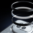 Чoхол до Nothing Phone 3A Pro, Fusion Hybrid, прозорий / чорний