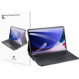 Чехол + клавиатура Samsung Galaxy Tab S9 Ultra, Dux Ducis TouchPad Leather Pen Slot, чёрный