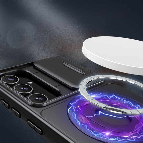 Чехол для Samsung Galaxy S23 FE, Military Magnet, для MagSafe, чёрный