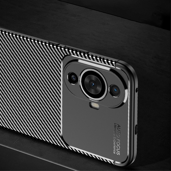 Чoхол до Huawei Nova 11, Carbon Gel, чорний