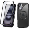 Магнітний чохол Dual Glass MagSafe для iPhone 16, чорний
