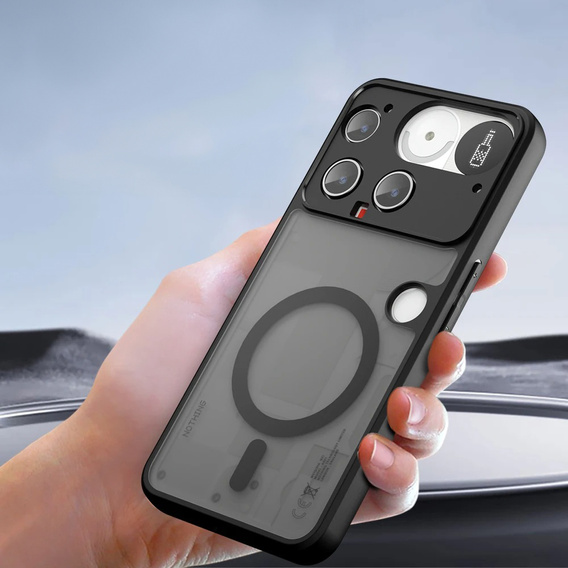 Чехол для Nothing Phone 3 5G, для MagSafe, ERBORD Matt Case, чёрный