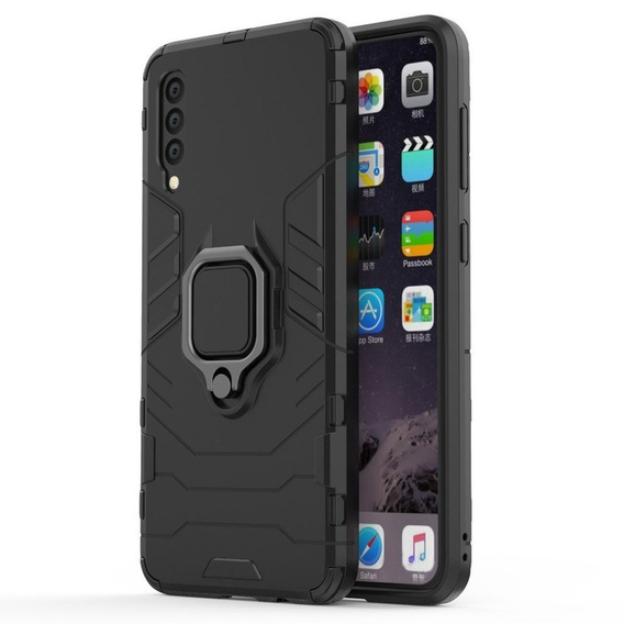 Чoхол до Samsung Galaxy A50, Kickstand Ring, чорний