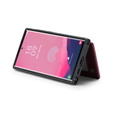 CASEME флип-кейс для Samsung Galaxy S25 Ultra, Litchi Wallet, красный