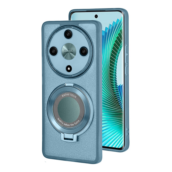 Чехол для Honor Magic 6 Lite 5G, Glittery Magnetic, для MagSafe, синий