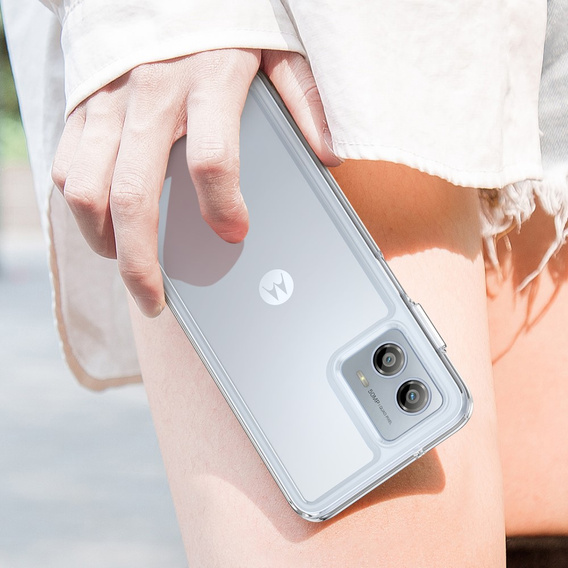 Чoхол до Motorola Moto G53 5G, Fusion Hybrid, прозорий