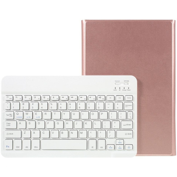 Чехол + клавиатура Samsung Galaxy Tab S5e SM-T720, розовый rose gold