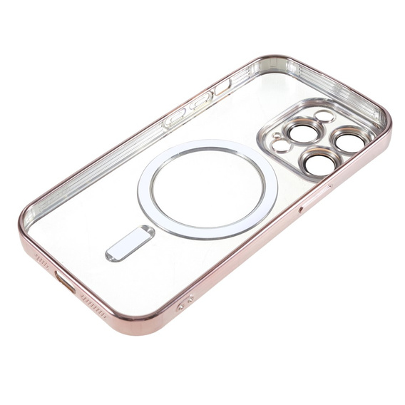Чехол до iPhone 13 Pro, MagSafe Hybrid, розовый