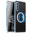 Захисний чохол для камери Samsung Galaxy S23 FE, CamShield MagSafe, прозорий / синій