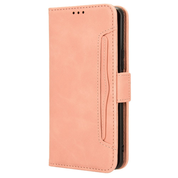 Откидной чехол для Honor Magic 6 Lite 5G, Card Slot, розовый