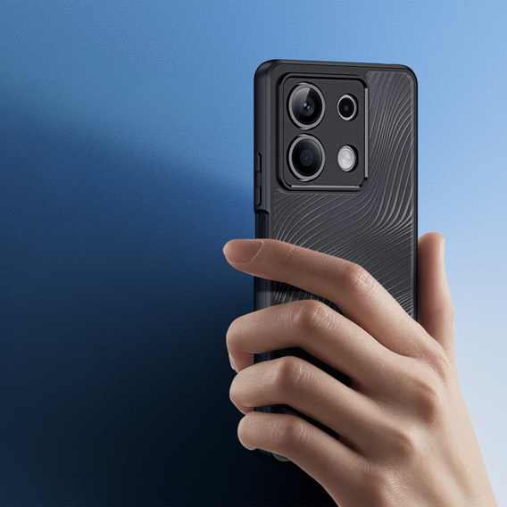 Чехол DuxDucis для Xiaomi Redmi Note 13 5G, Aimo case, прозрачный / черный
