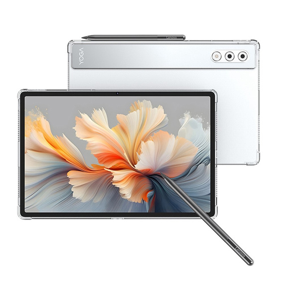 Чохол для Lenovo Yoga Tab Plus, силіконовий, прозорий