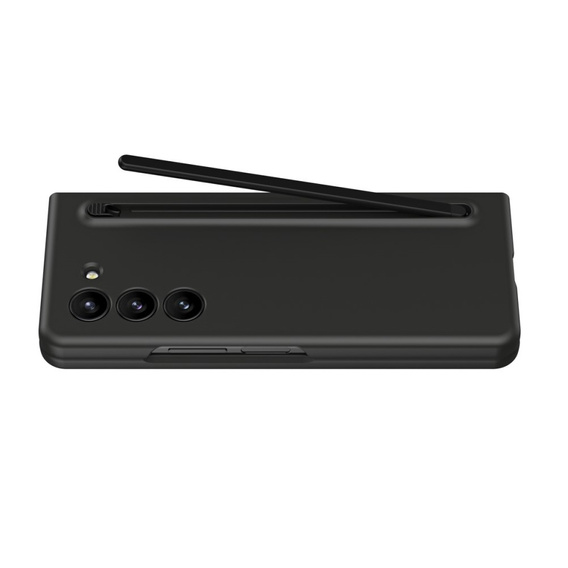 Чехол для Samsung Galaxy Z Fold 5 5G, со стеклом и стилусом, чёрный
