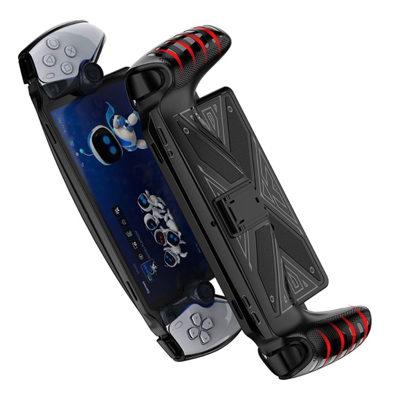 Чехол Armoured Case для PlayStation Portal, с подставкой, черный