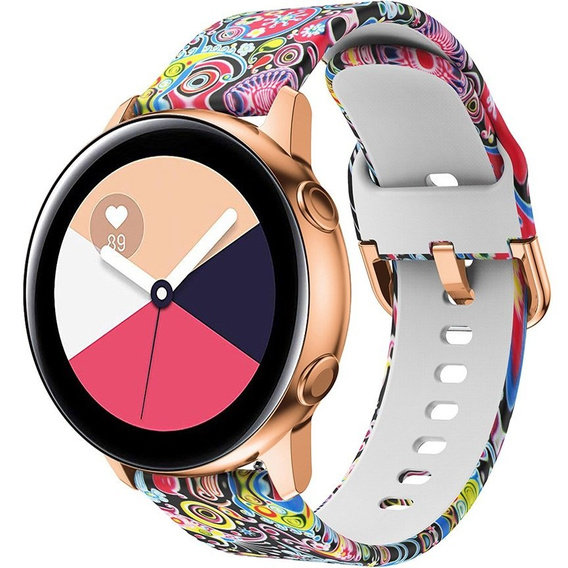 Ремінець Smooth до Samsung Galaxy Watch Active 22mm, Colorful Jellyfish