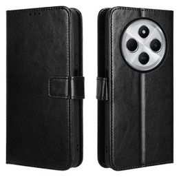 Откидной чехол для Xiaomi Redmi 14C / Xiaomi Poco C75, Crazy Horse Wallet, чёрный