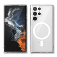 Чoхол до Samsung Galaxy S22 Ultra, Dropproof MagSafe, прозорий