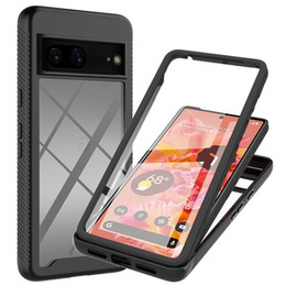 Чoхол Shockproof до Google Pixel 7, із захисним екраном, чорний