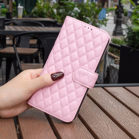 Откидной чехол для Samsung Galaxy A56, Wallet, BINFEN COLOR, розовый