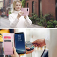 Флип-кейс CASEME для Samsung Galaxy S8, Waxy Textured, розовый