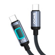 Кабель USB-C – USB-C з підсвічуванням RGB PD 60 Вт BWOO X324CC