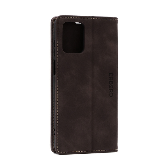 Чохол для Motorola Moto G73, ERBORD Vintage, гаманець з клапаном, чорний
