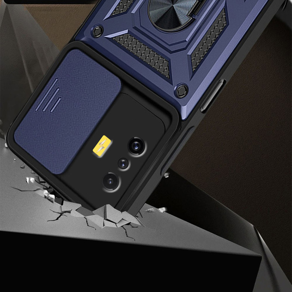 Чохол NOX Camera Slide Xiaomi Poco F4 GT, CamShield Slide, темно-синій