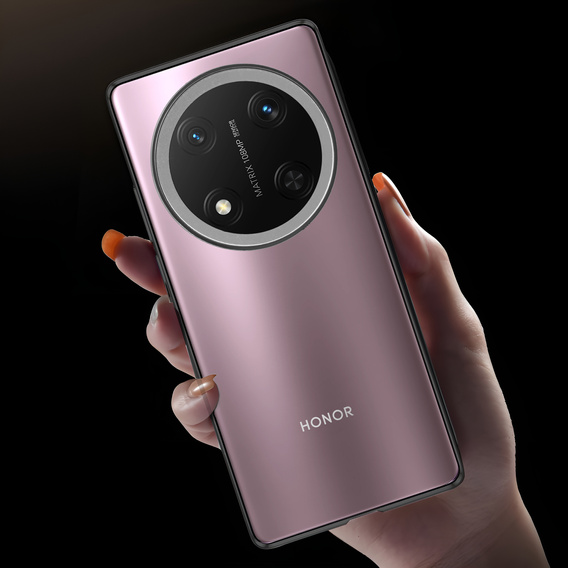 Чехол для Honor Magic 7 Lite, Magnetic Dual Glass, чёрный