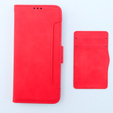 Футляр з клапаном для Xiaomi 13T / 13T Pro, Card Slot, червоний