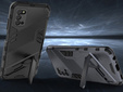 Чехол для Samsung Galaxy A03s, Military kickstand, чёрный